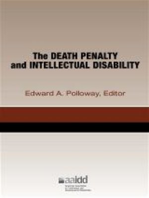 cover image of The Death Penalty and Intellectual Disability